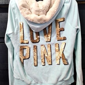 Pink Victoria's Secret zip up
